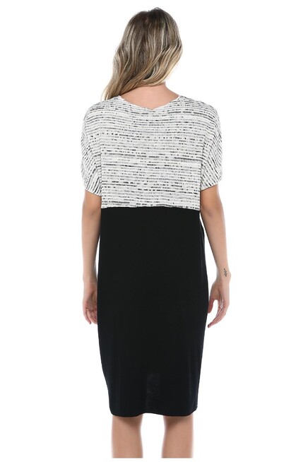 ROBADAN GENİŞ KESİM ELBİSE  