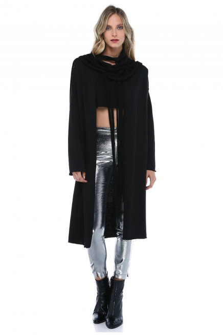 YAKA DETAYLI UZUN HIRKA  