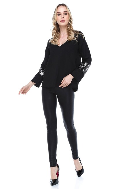 YILDIZ PAYETLİ SWEATSHIRT 