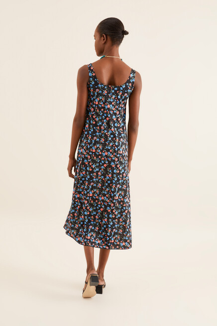 YIRTMAÇLI MAXİ ELBİSE 