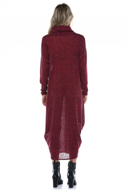 YÜNLÜ MAXİ ELBİSE  