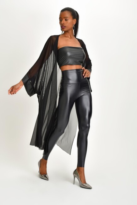 DERİ DEYATLI TÜL HIRKA